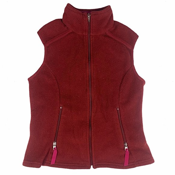 Patagonia Jackets & Blazers - Patagonia Chicory Red Synchilla Fleece Zipper Vest